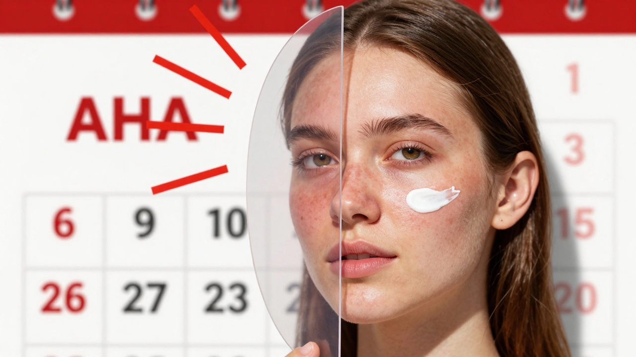 Dvě části obličeje: jedna poškozená sluncem, druhá chráněná SPF, symbolizující důležitost ochrany.